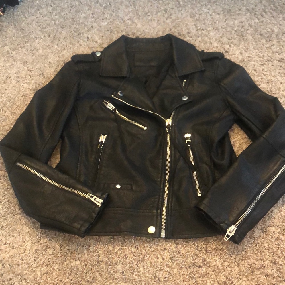 Blank NYC faux leather jacket